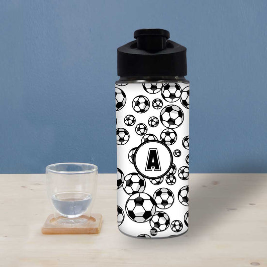 Sports Water Bottle With Name - Football Everywhere Nutcase