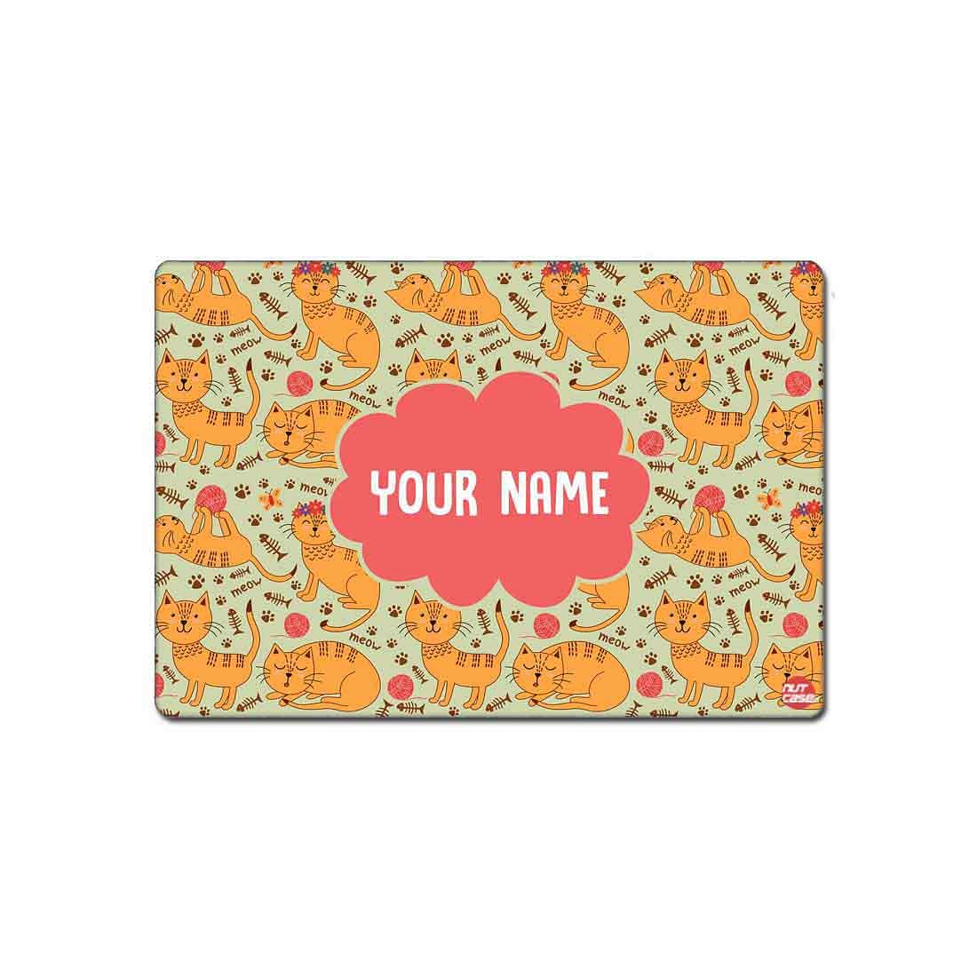 Kids Personalized Return Gifts for Birthday Placemats - Kitty Cat Nutcase