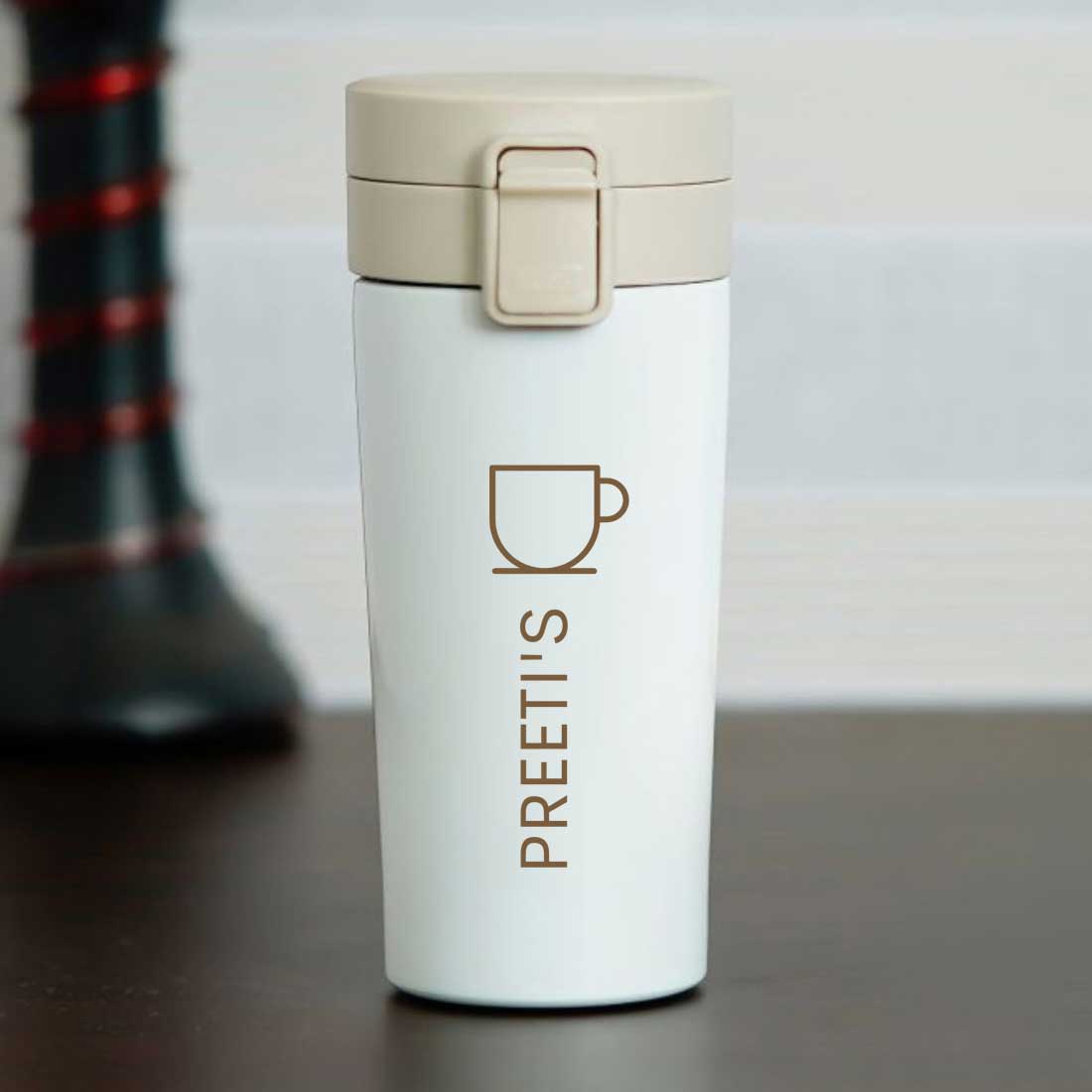 Get Personalized Travel Coffee Flask Sipper Online in India
