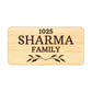 Personalized Wooden Name Plate For Home Bungalows - Classic Nutcase