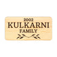 Customized Wooden Name Plate For Home Bungalows - Custom Name Sign Nutcase