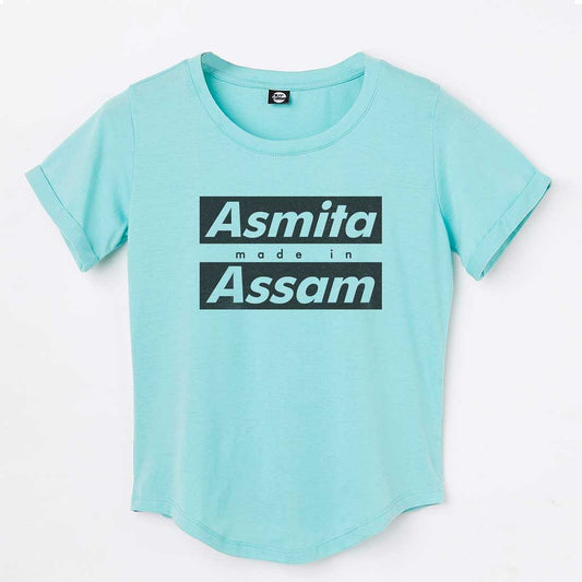 Personalized Tees for Women - Made in Assam Nutcase