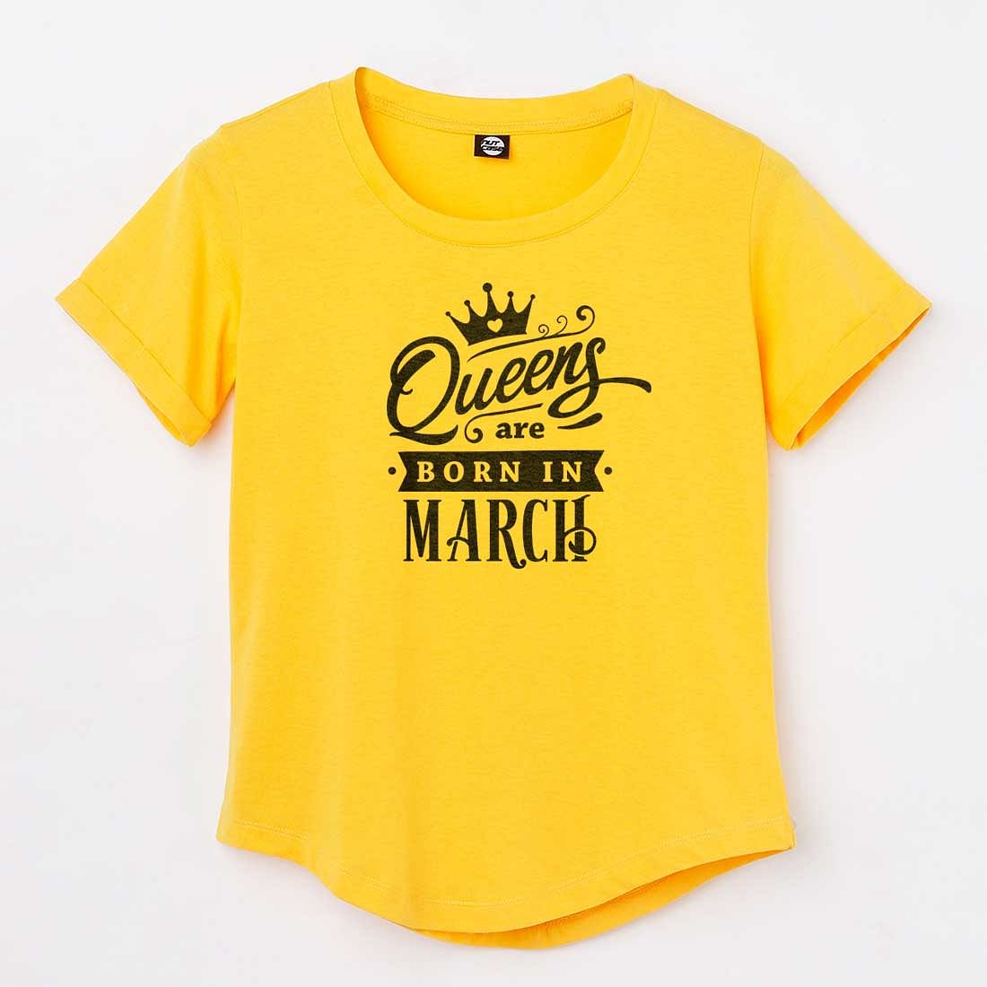 Queens Are Born In Personalized T-shirt For Women Nutcase