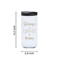Customized Insulated Thermos Cup for Tea with Name Engraved Design (400 ML) - Happy