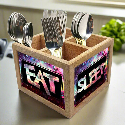 Cutlery Holder for Dining Table Spoon & Knives Organizer -  Eat Sleep Nutcase