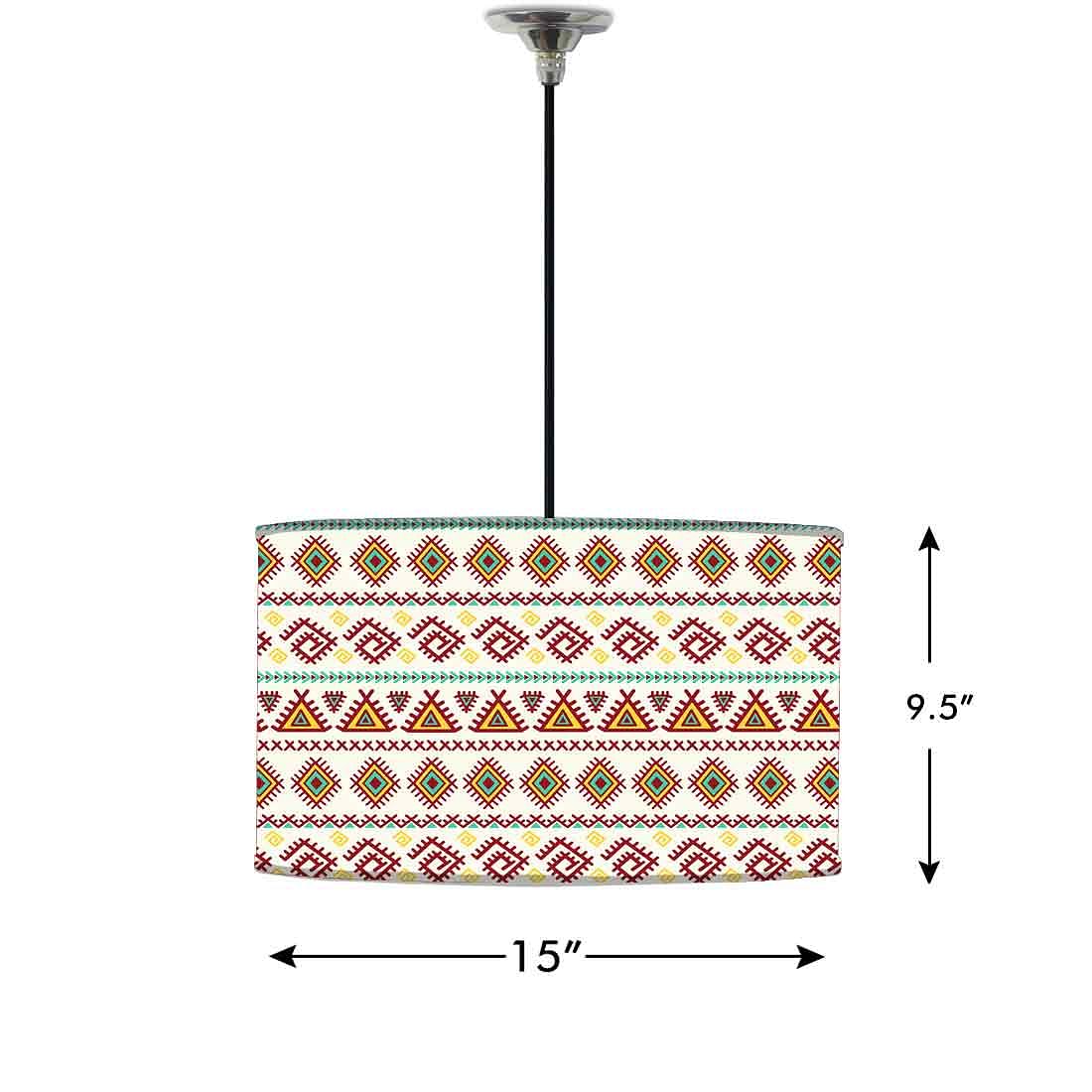 Chandelier Lights Lamps Drum Shade for Hall - 0001 Nutcase