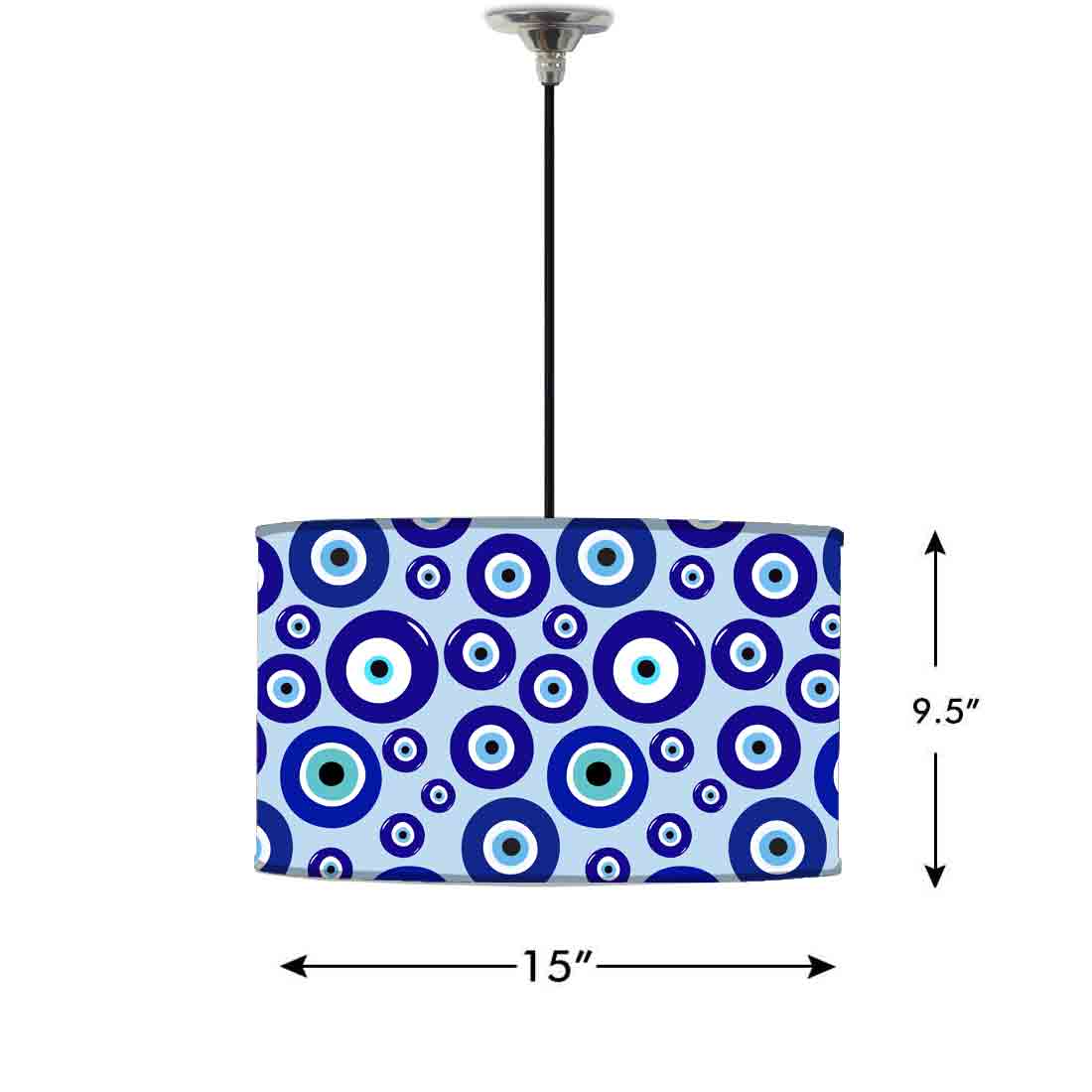 Designer Drum Ceiling Lamps for Bedroom Living Room - Evil Eye Protector Nutcase