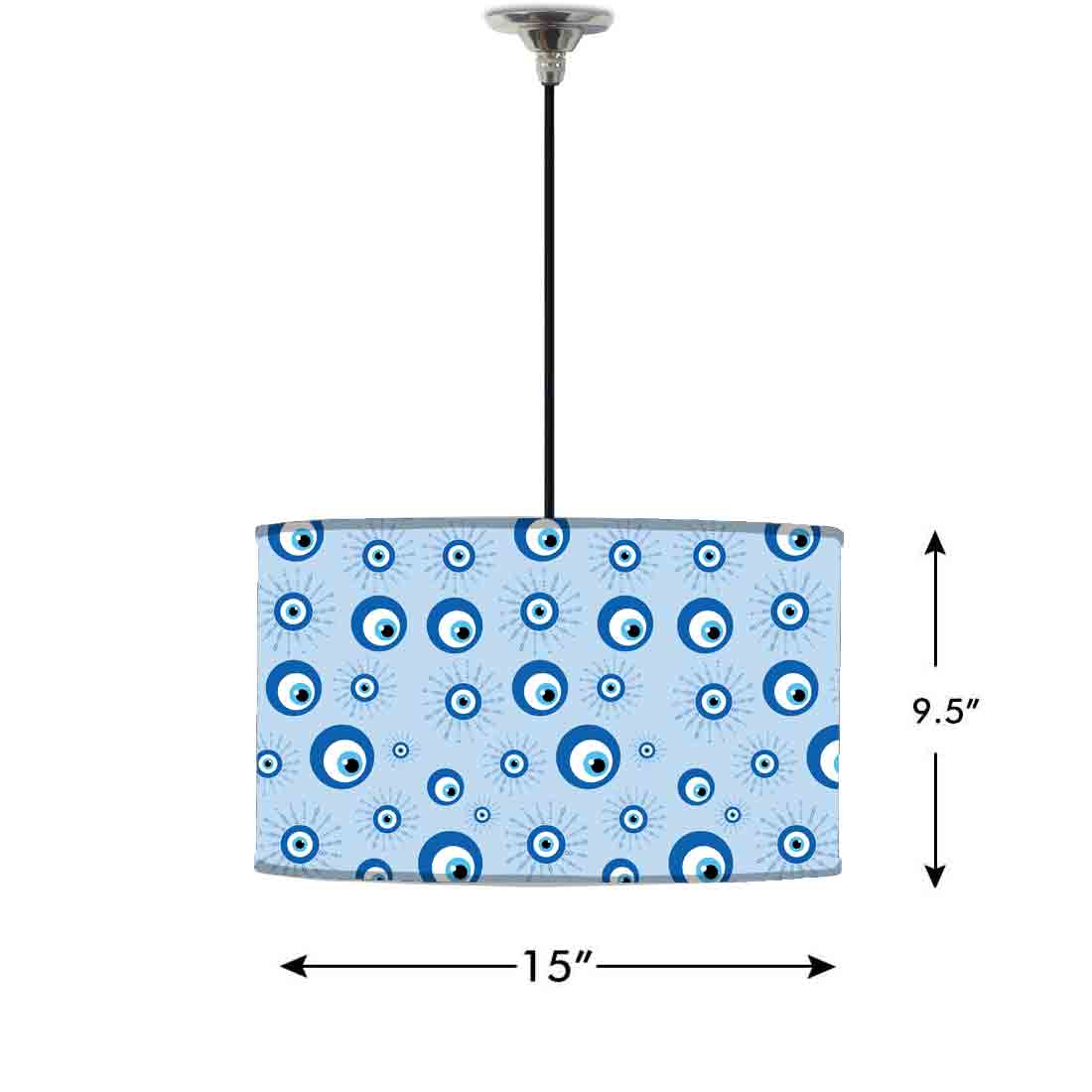 Designer Drum Ceiling Lamps for Bedroom Living Room - Evil Eye Protector Nutcase