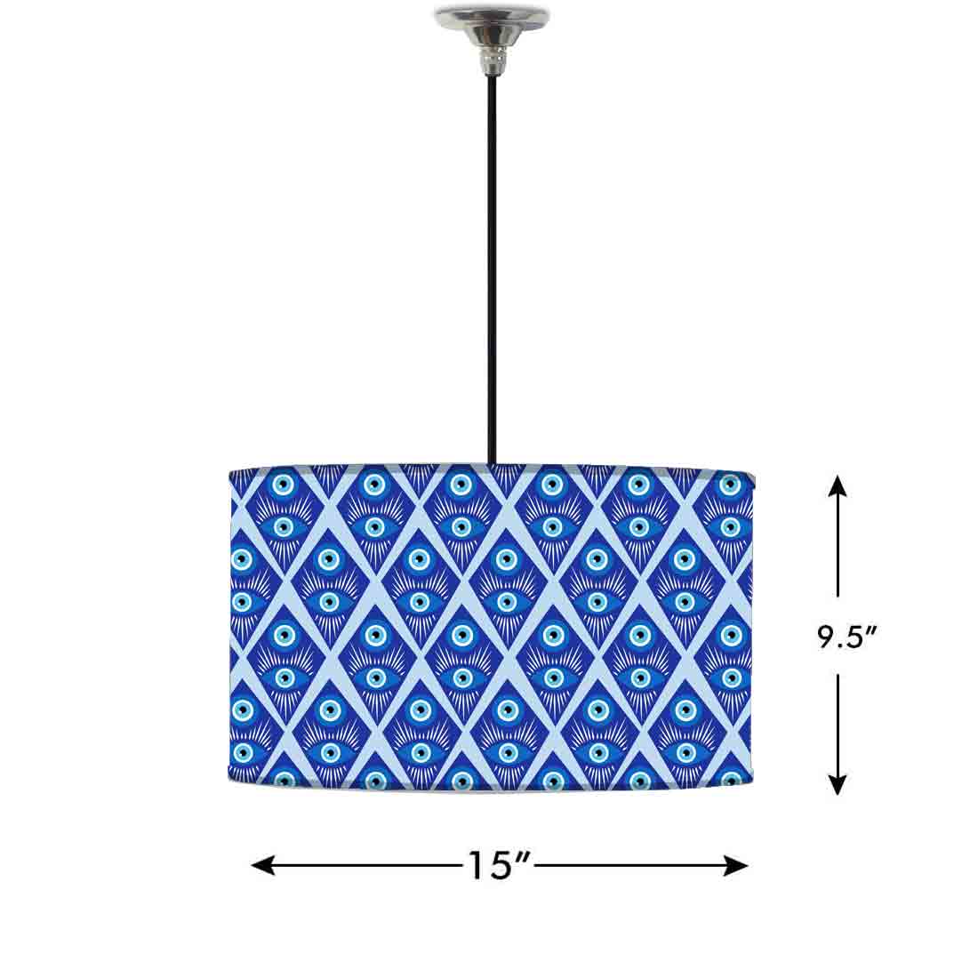 Modern Ceiling Lights Lamps Drum Shade for Bedroom Living Room - Evil Eye Protector Nutcase