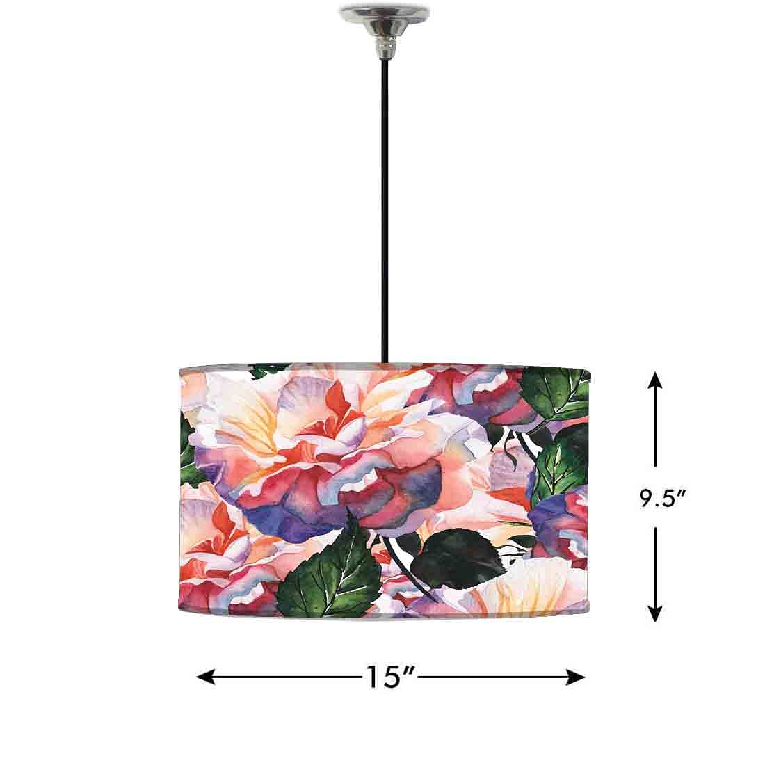 Ceiling Chandelier Lamps Drum Shade for Hall - 0022 Nutcase