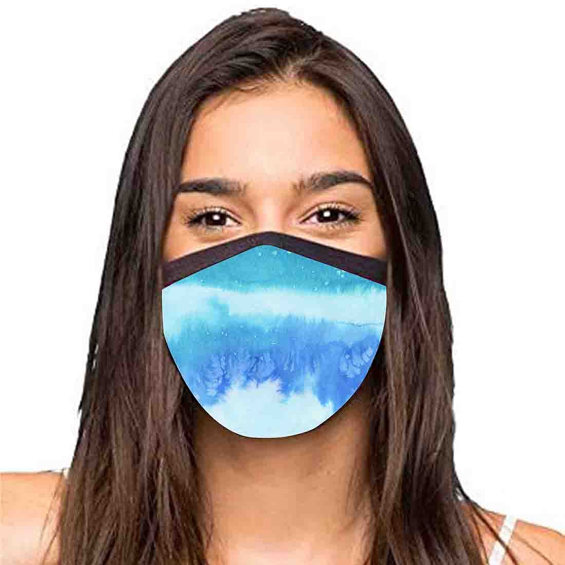 Facemask For Women - Set Of 2 Portective Masks  - Blue Sea Nutcase