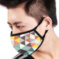 Face Mask -Set Of 2 Protective Masks -Geometric Nutcase