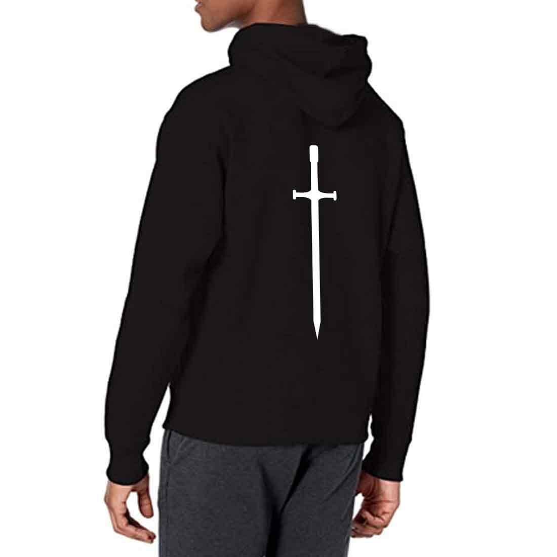 Get Nutcase Unisex Designer Black Hoodie Sweatshirt (Black) Online India