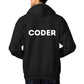 Nutcase hoodie For Men with name on back print ( Unisex) - Coder Nutcase