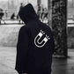 Nutcase Unisex Designer Black Hoodie Men Sweatshirt (Black) - Magnetic Nutcase