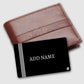 Custom NFC Cards Business Smart Card  - Minimal Black ( For Android Phones Only)