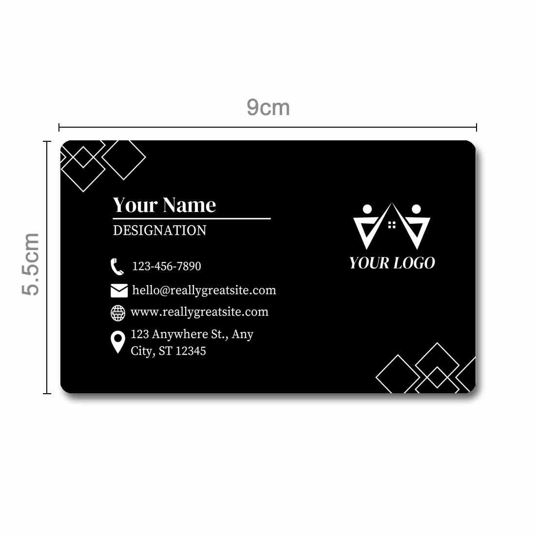 Customized Metal NFC Visiting Card Engraving - Your Name ( For Android Phones Only)
