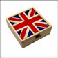 Jewellery Box Makepup Organizer -  Vintage Uk Flag Nutcase
