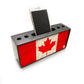 Mobile and Pen Holder Desk Organizer for Office Use - Flag of Canada Nutcase