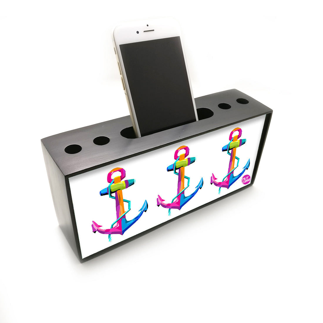 Mobile Stand With Pen Holder Desk Organizer for Office - Anchor Cool  Art Nutcase
