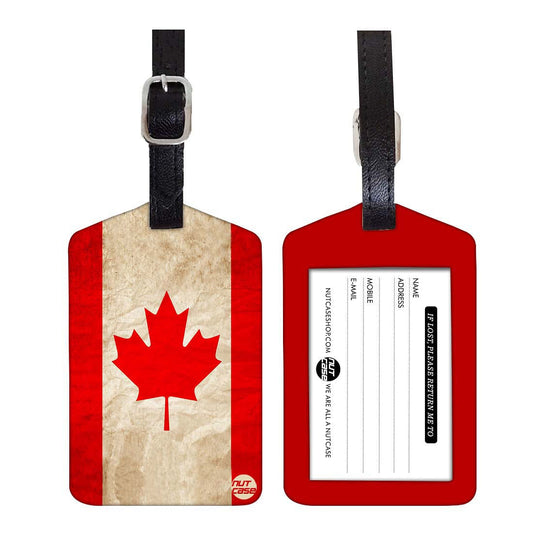 Luggage Tags Set Of 2 -  CANADA Nutcase