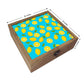 Nutcase Designer Storage Box for Jewellery Wooden - Unique Gifts - Lime Lemon Pattern Nutcase