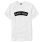 Nutcase Designer Round Neck Men's T-Shirt Wrinkle-Free Poly Cotton Tees - Anti-You Nutcase