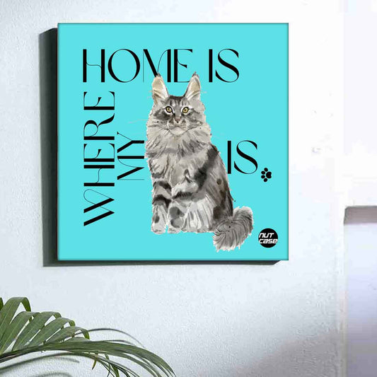 Cat Name Plate for House