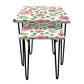 Nesting Coffee Table Set Of 2 Nest of Tables for Living Room - Pink Rose Nutcase