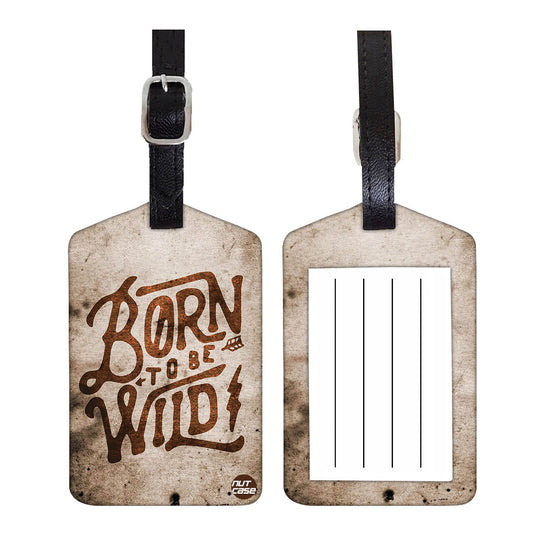 Luggage Tags Set Of 2 -  Born To Be Wild Nutcase