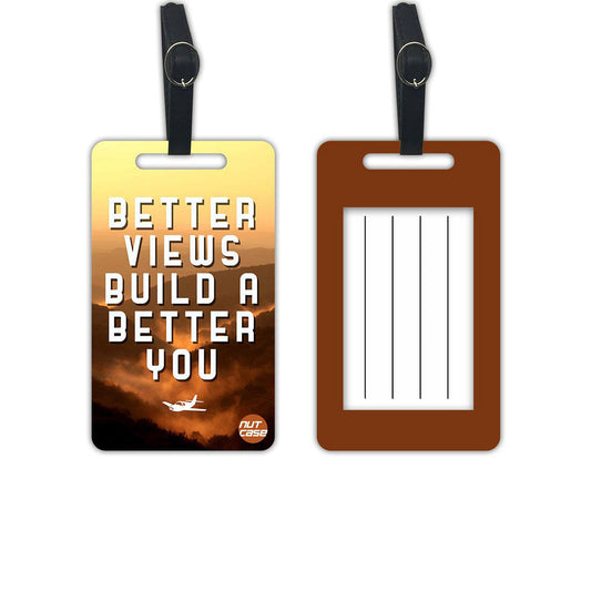 Luggage Tags Set Of 2 -  Better Views Nutcase