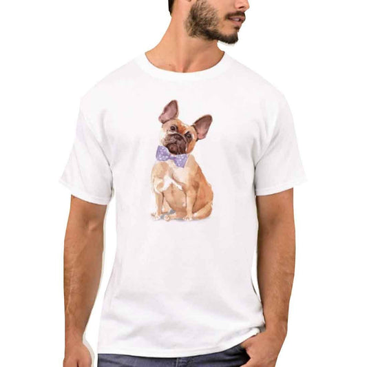 Nutcase Designer Round Neck Men's T-Shirt Wrinkle-Free Poly Cotton Tees - Sweet Dog Nutcase
