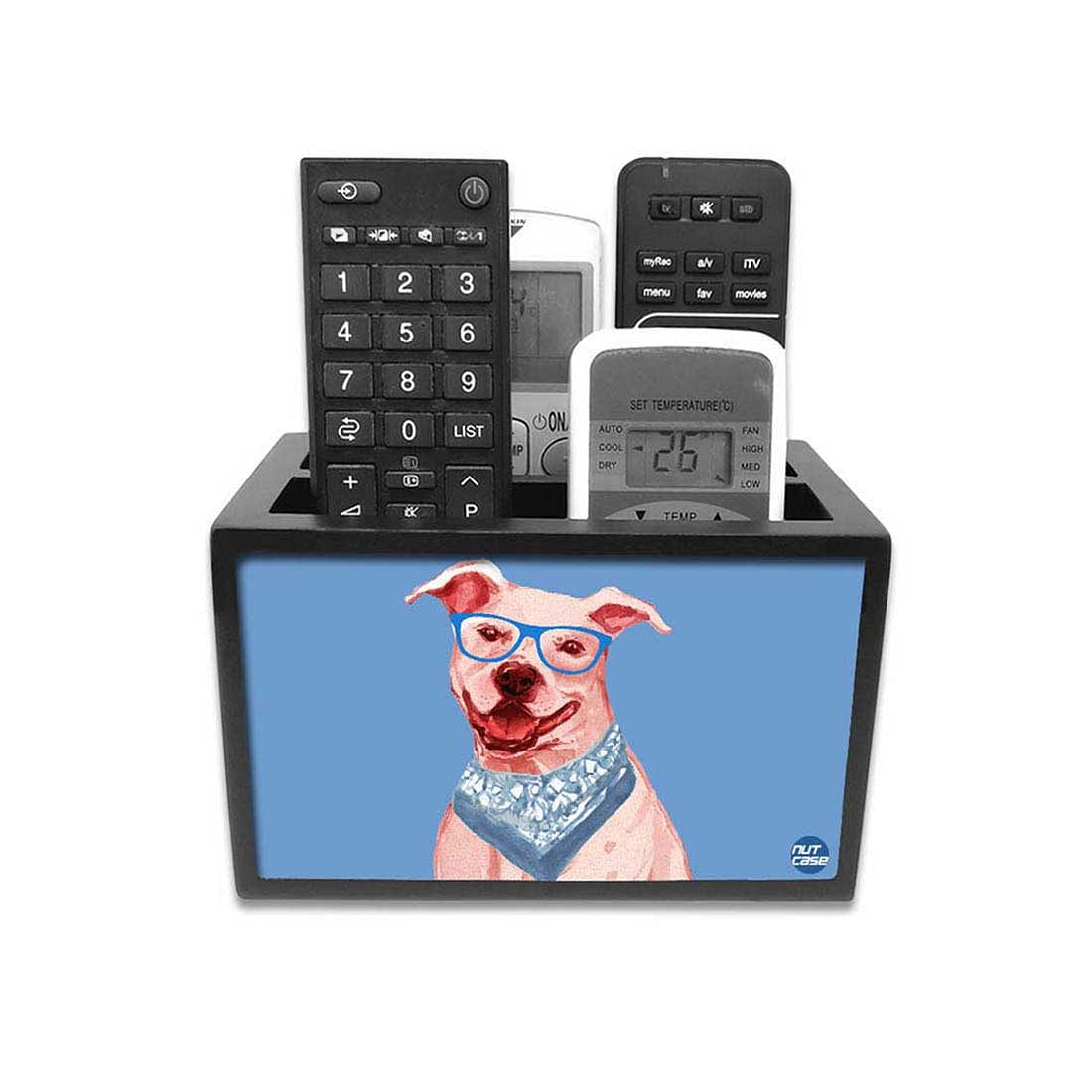 Organizer For TV AC Remotes -Lap Dog Nutcase