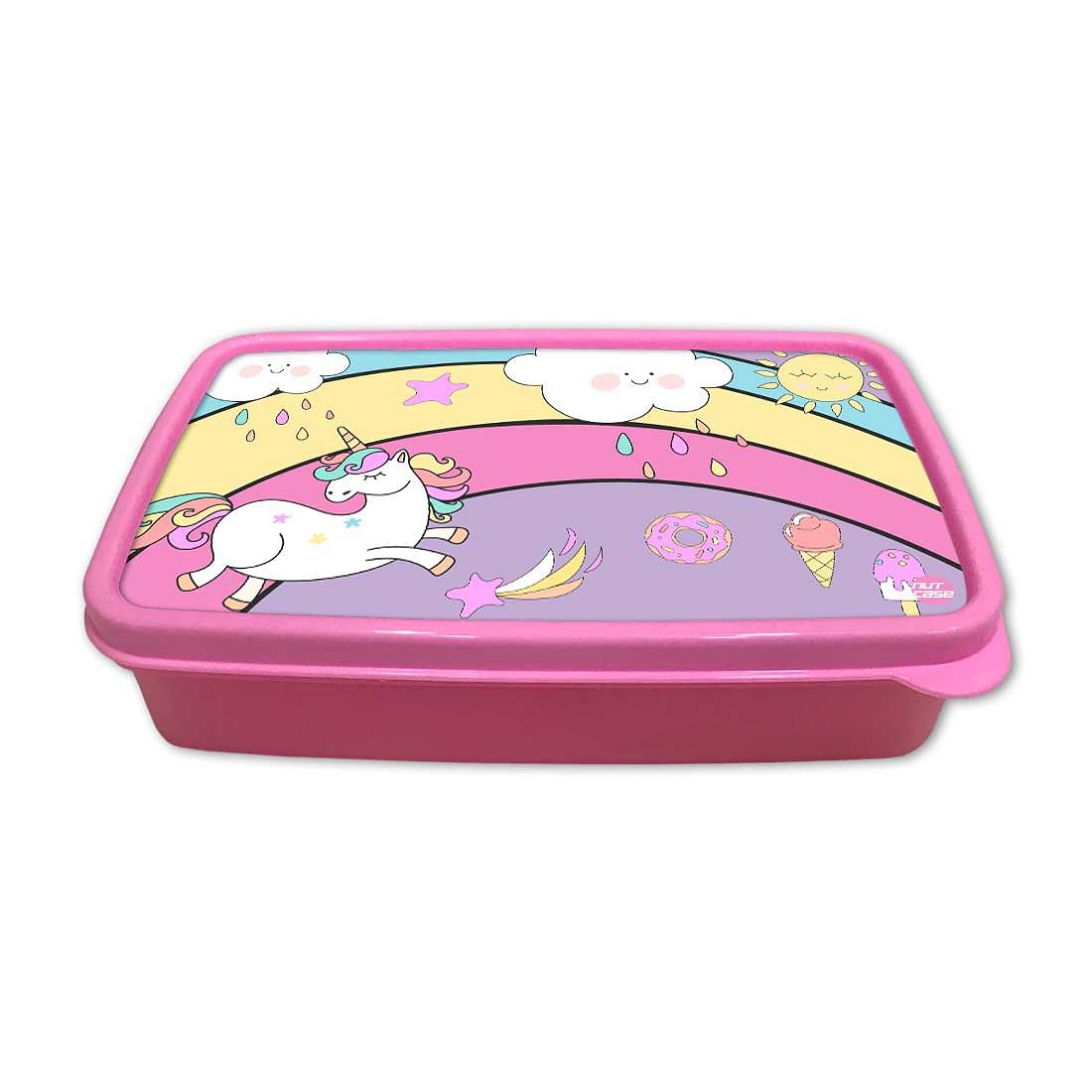 Get Plastic Lunch Box Snacks for School Kids Girls Tiffin – Nutcase