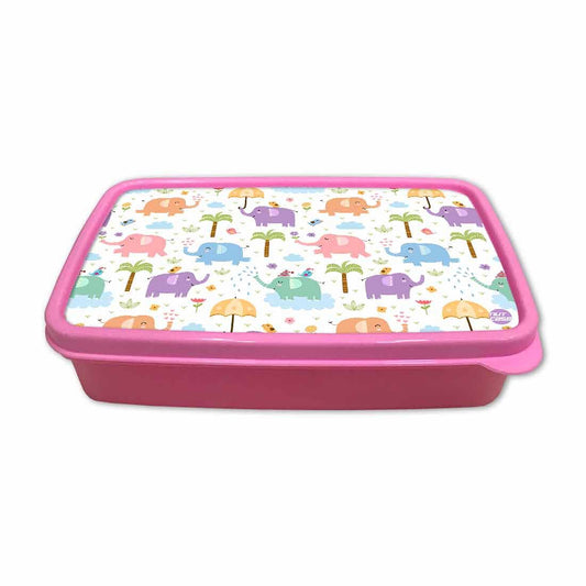 Kids Funny Lunch Box for Girls Return Gifts Birthday Party - Elephant Nutcase