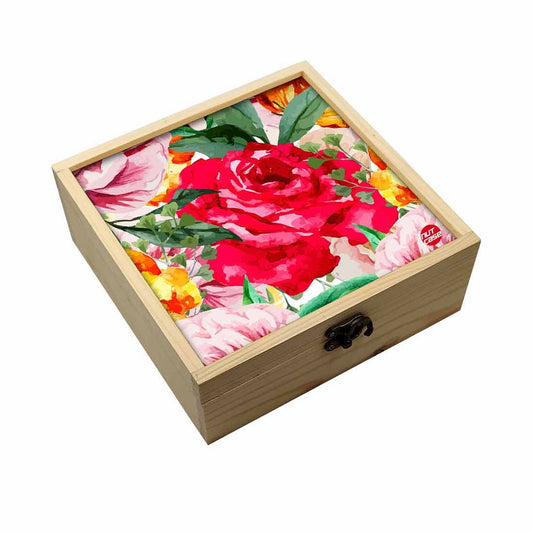 Jewellery Box Makepup Organizer -  Roses Nutcase