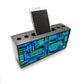 Mobile Stand With Pen Stand Holder for Office Use - Blue Colored Nutcase