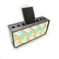 Small Desk Organizer for Pen Mobile Stand Office & Study Table Use - Doted Lines Nutcase