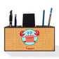Pen & Pencil Stand Desk Organizer for Office & Study Table - Cancer Yellow Nutcase
