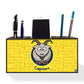 Wooden Pen Mobile Stand Holder Desk Organizer for Office - Capricorn Yellow Nutcase