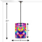 Hanging Round Ceiling Light Lamps for Bedroom - 0088 Nutcase