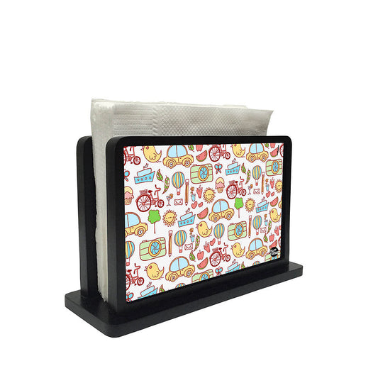 Tissue Holder Paper Napkin Stand - Cute Small Elements Nutcase