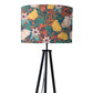 Tripod Standing End Table Floor Lamp - Autumn Leaves Nutcase