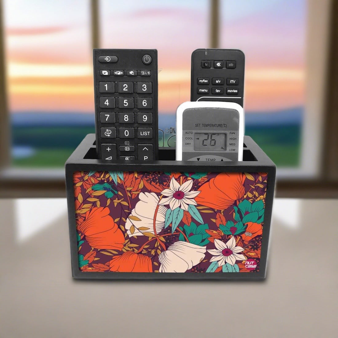 Elegant Remote Control Holder For TV/AC Remotes-Elegance Nutcase