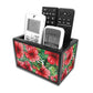 Designer Floral Tv Remote Holder For TV / AC Remotes -  Hibiscus Flower Nutcase