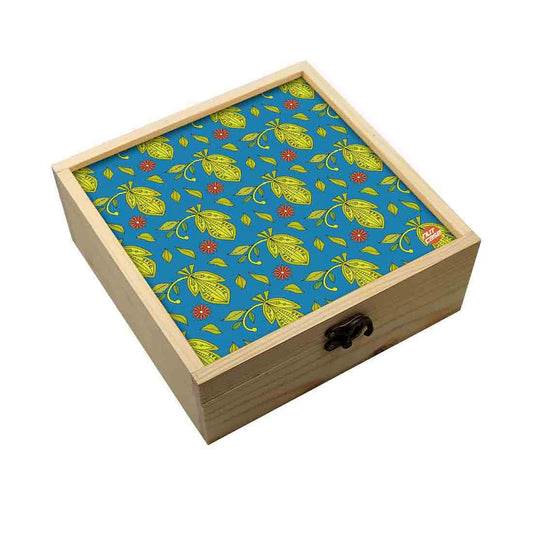 Jewellery Box Wooden Jewelry Organizer -  Floral Spring Collection Nutcase