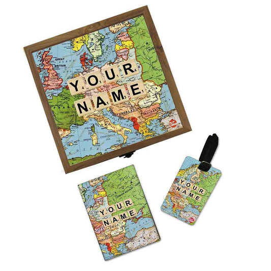 Personalized Passport Cover Combo - Travel Nutcase