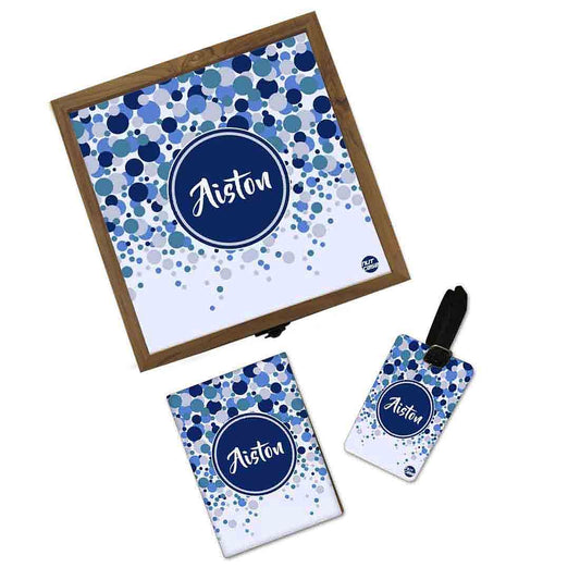 Customized Travel Gifts - Blue Bubbles Nutcase