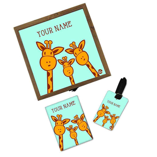 Customized Travel Gifts - Cute Giraffes Nutcase