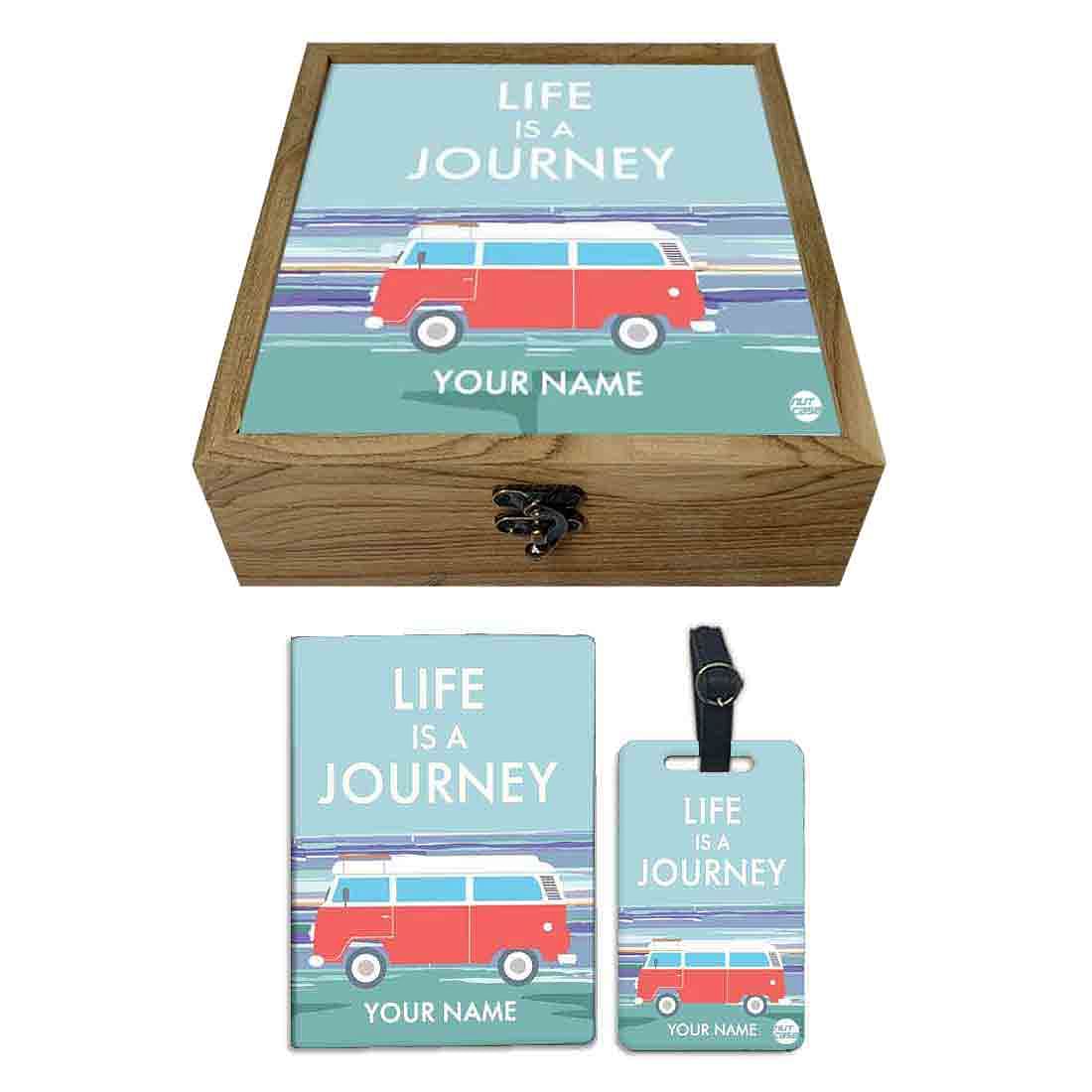 Custom Travel Gifts For Traveller'S - Life Is A Journey Nutcase